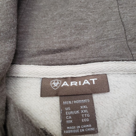 Ariat Sweatshirt Mens 2XL Multicolor Aztec Western Wear Pullover Long Sleeve - Picture 6 of 12